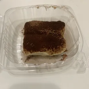 Tiramisu is eight dollars per piece