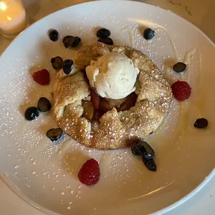 Plum Galette + Hoodoo Vanilla Ice Cream