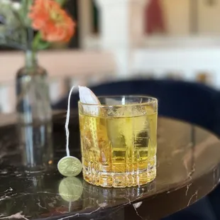 Cocktails infused with locally sourced tea.