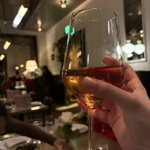 Orange wine and decor