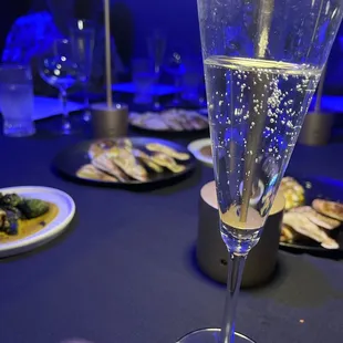 Champagne and Appetizer