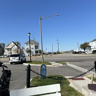 outside