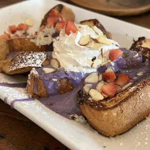 Ube Tres Leche French Toast