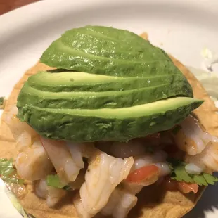 Shrimp Tostada