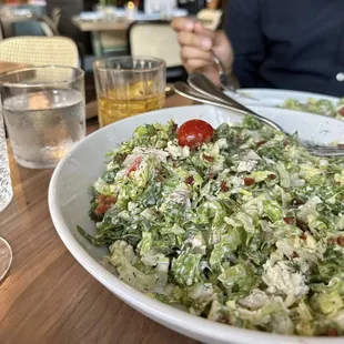 a plate of salad