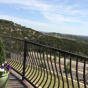 Beautiful view from the patio.