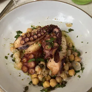 Dinner Grilled Octopus