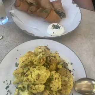 Dinner Cumin-Roasted Purple Cauliflower