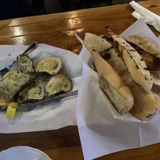 Char-Broiled Oysters**