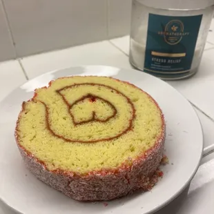 Pan dulce, pink sweet spongey cake