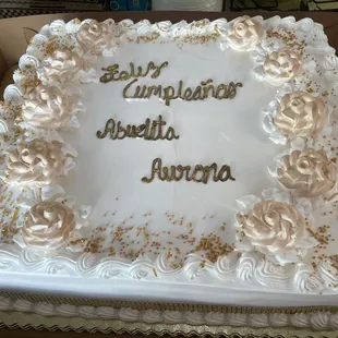Cake for our great grandma