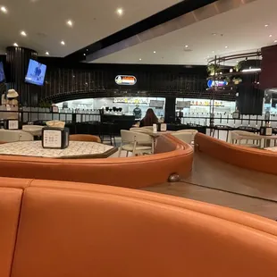 interior, sushi and sashimi