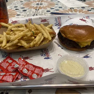 GARLIC TRUFFLE FRIES Dijon Aioli