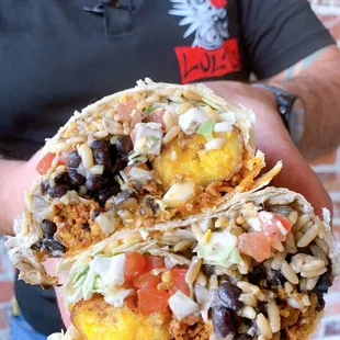 Inside burrito