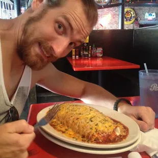 Cheesy Wet " Burrito