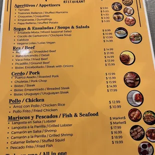 Menu .