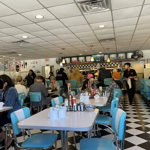 diners in a diner setting