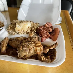 Combo $10.99 (Chicken adobo w adobo fried rice &amp; Tocino)