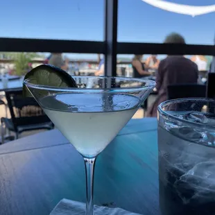 Coconut lime martini