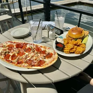 Outdoor table for two