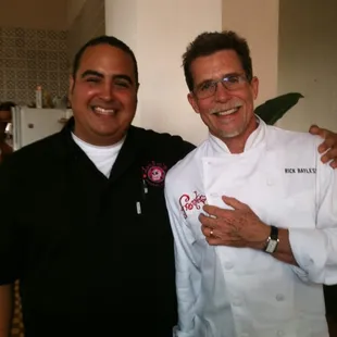 Awesome Rick Bayless and friend Luis Navarro