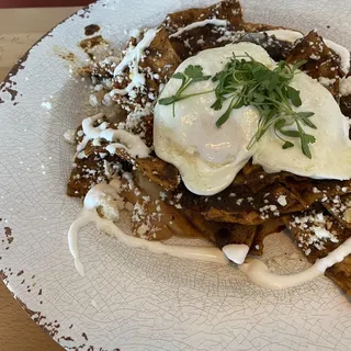 Smokey Pasilla Chilaquiles