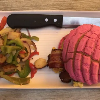 Chori Concha Breakfast Sandwich