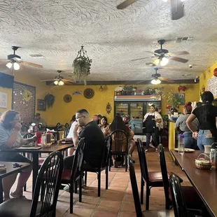 Inside Lola's. Small but worth it.