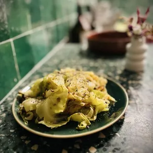 Charred cabbage