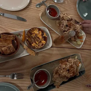 Chicken thighs &amp; pecan pimento cheese ball