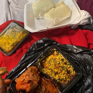 a person eating a meal