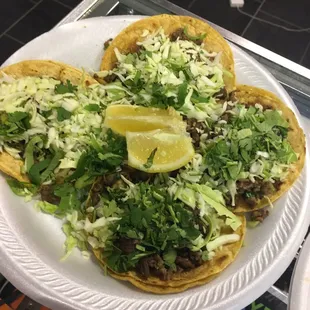 Regular Asada tacos