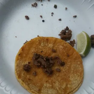 This is all that was left by my 3 year old  daughter