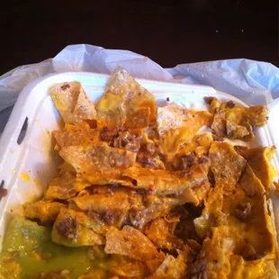 Super nachos, a waste of $5. I will stick to the tacos.