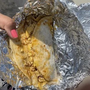 Chorizo &amp; Egg Taco