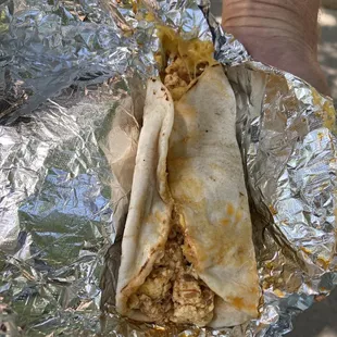 Chicharron &amp; Bean Taco