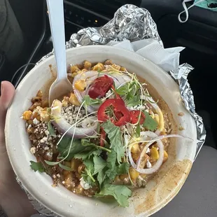 Elotes Birria