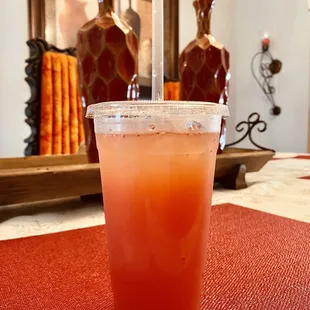 Delicious Strawberry juice!  (MEDIUM AGUA DE FRESA)
