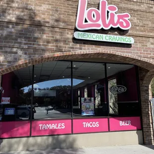 the outside of the building