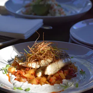 Seared Pacific Bass