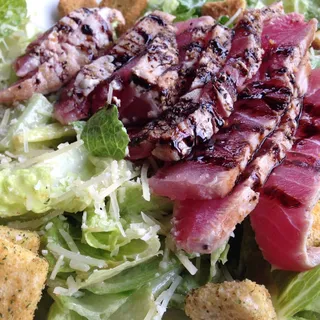 Seared Ahi Tuna Caesar Salad