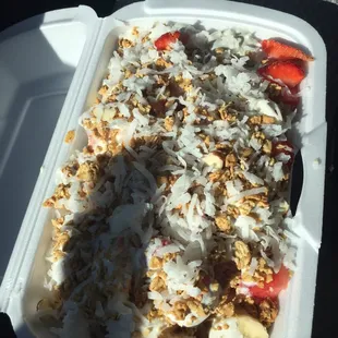 Fruit salad. Looks legit.