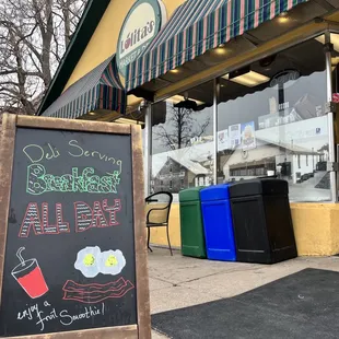 a sign outside of a store