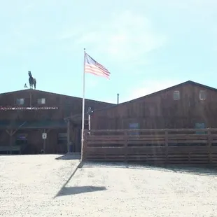 the outside of the building