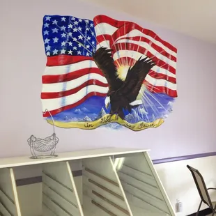 Patriotic wall art