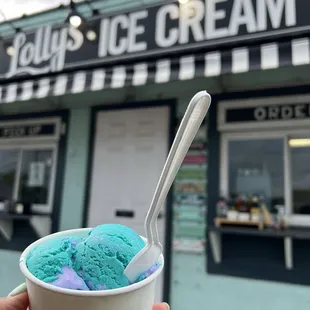 Mermaid ice cream!