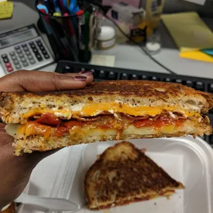 Tried the Lolly&apos;s grilled cheese and while it was good, I don&apos;t know if I&apos;d get it again. The consistency of the tomato jelly was weird.