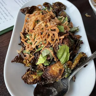 Fried Brussels Sprouts Fish Sauce