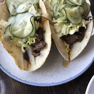 Korean BBQ Hanger Steak Tacos
