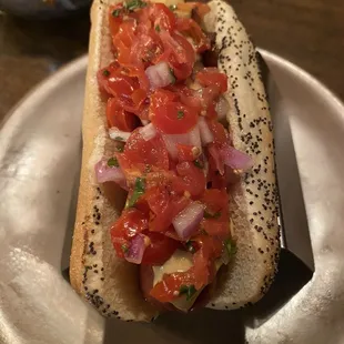 Bacon Wrapped Hot Dog